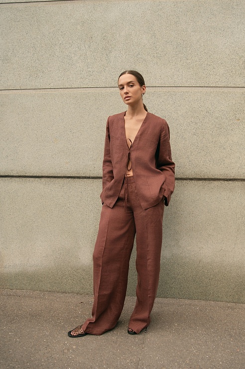 Костюм брючный (лён)   